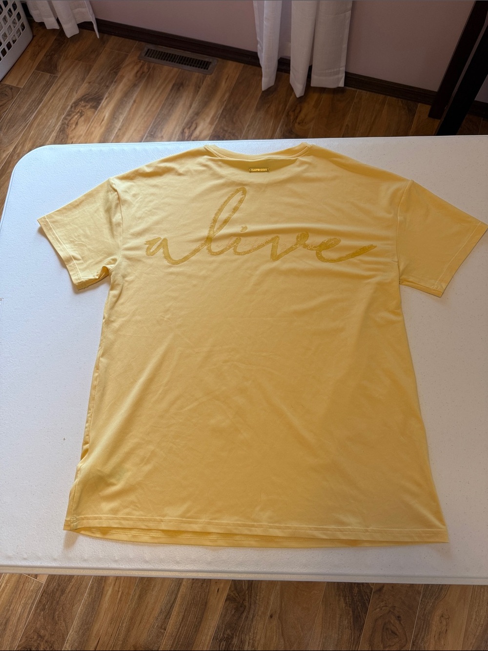 Gymshark X Whitney Simmons yellow T-shirt